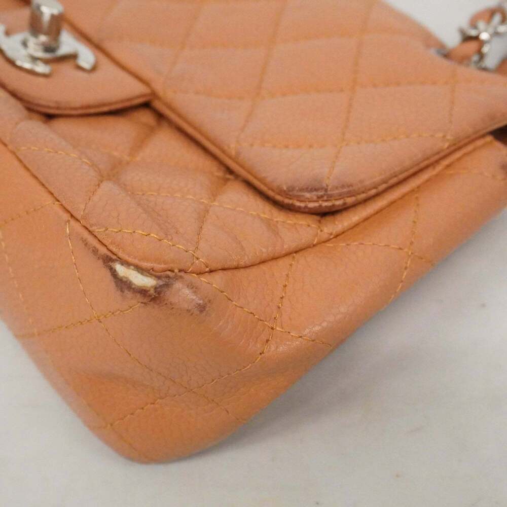 CHANEL Brown Caviar Leather Shoulder Bag - Picture 6 of 15